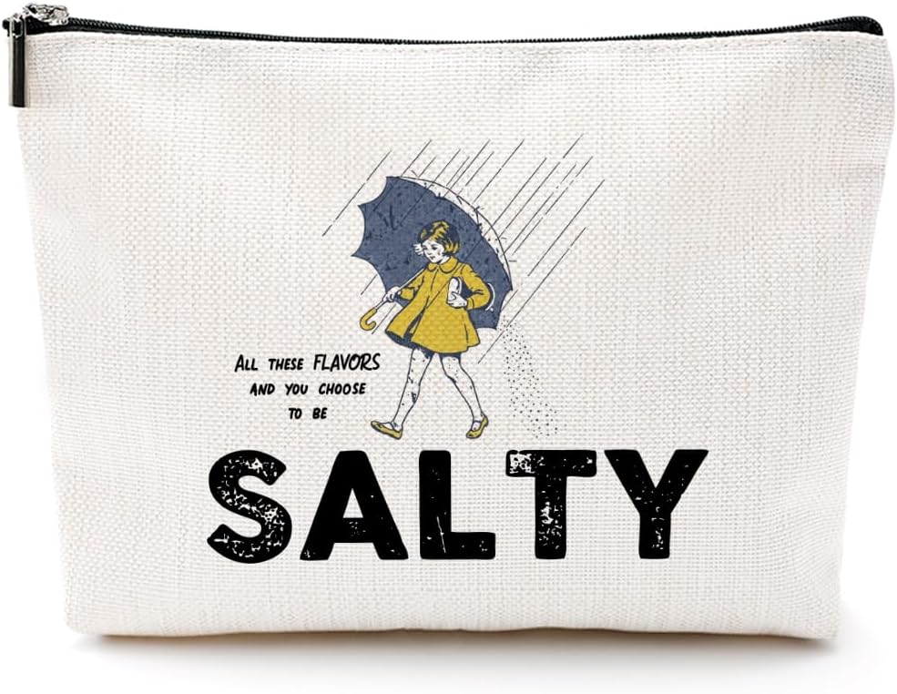 Funny Sarcastic Makeup Bag, Travel Toiletry Bag Gifts for Women Friend