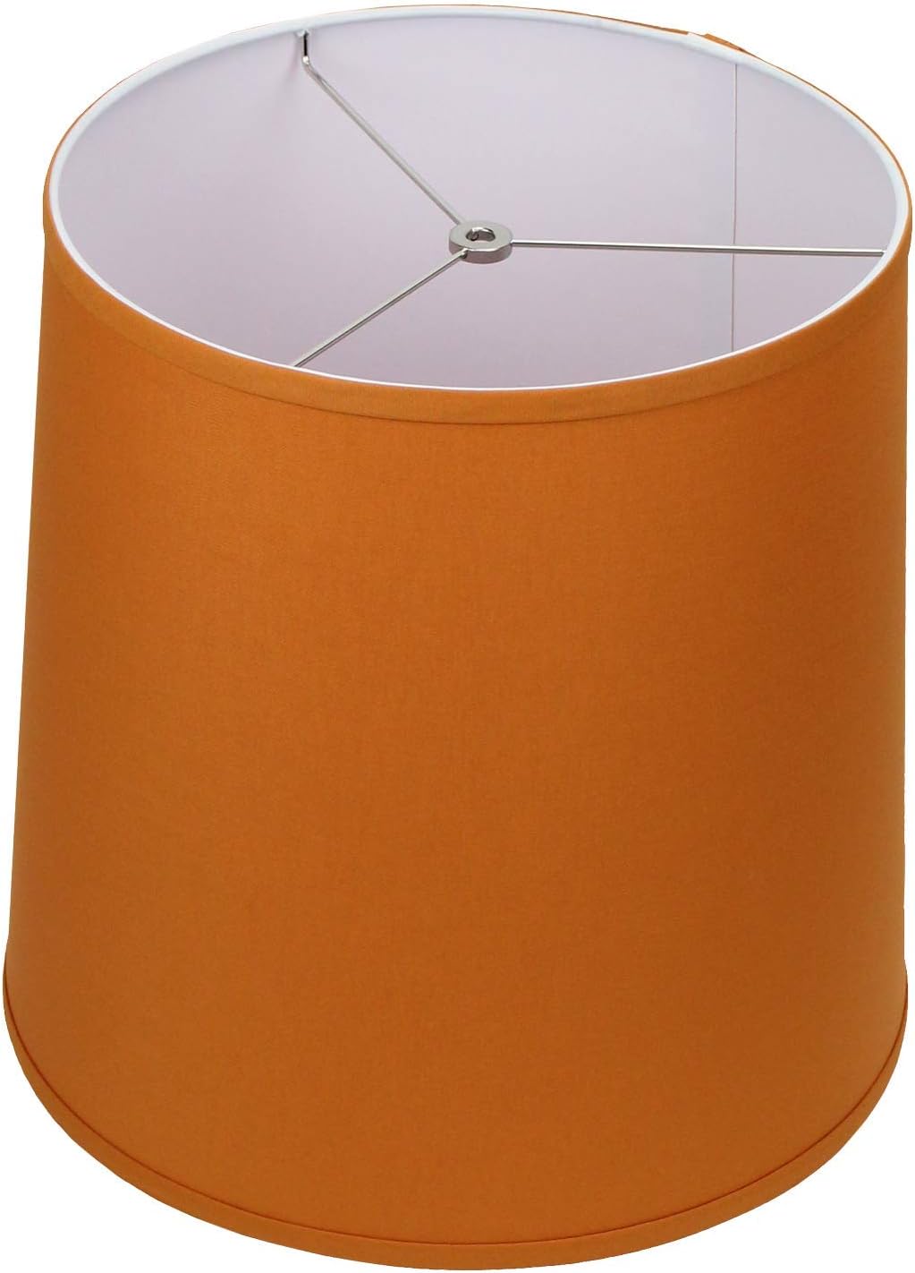 FenchelShades.com Lampshade 13" Top Diameter x 15" Bottom Diameter x 15" Slant Height with Washer (Spider) Attachment for Lamps with a Harp (Cedar)