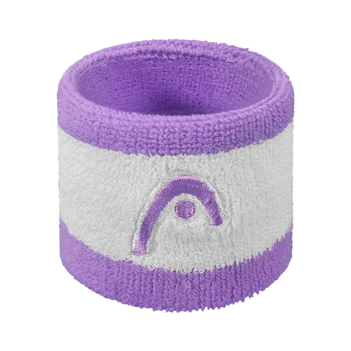 HEAD Striper Wristband 2.5", Color - Purple/White