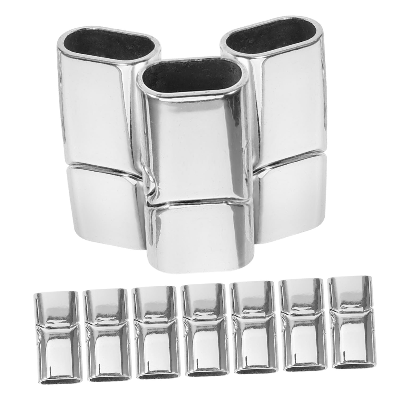 STOBOK 40piezas Conectores De Pulsera y Collar De Aleación Clasp Para Joyas Accesorios De Joyería Para Pulseras y Instalación y