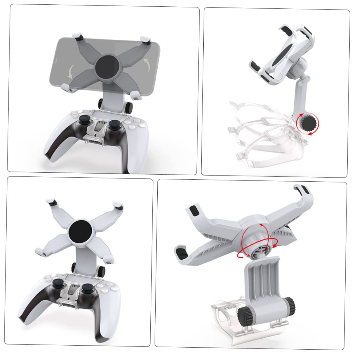 OSALADI 3piezas Soporte Para Gamepad y Teléfono Móvil Soporte Inalámbrico De Compatible Diseño Ergonómico Para Ver Videos y Jugar