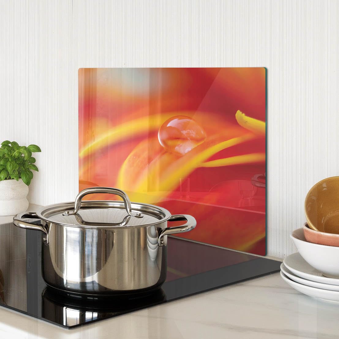 Modello termoresistente: Tagliere in vetro 40x30 cm Una goccia d'acqua