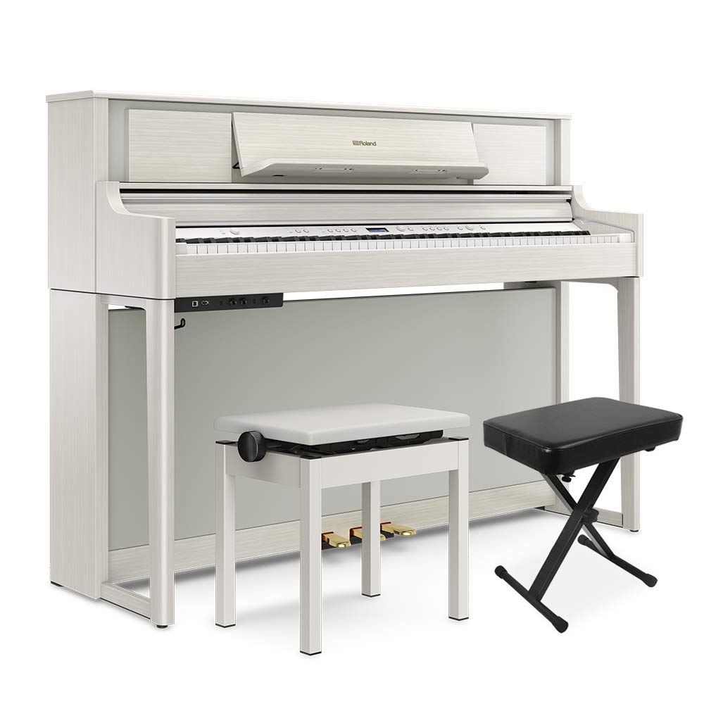 Amazon | Roland LX705GP SR （SHIRO） 電子ピアノ 88鍵盤 イス+1 