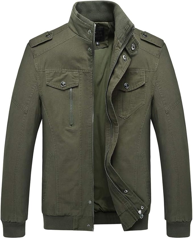 Herren Übergangsjacke Mit Stehkragen - Moderne Freizeitjacke Für Alltag & Büro