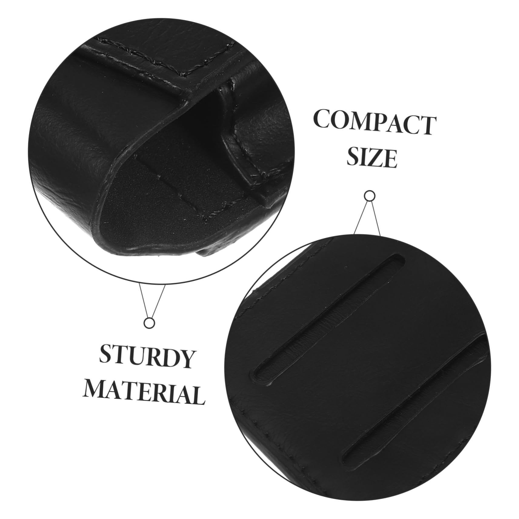 5pièces Étui Cuir pour Briquet Et Accessoire Pratique pour Fumeurs Rangement Portable Cuir