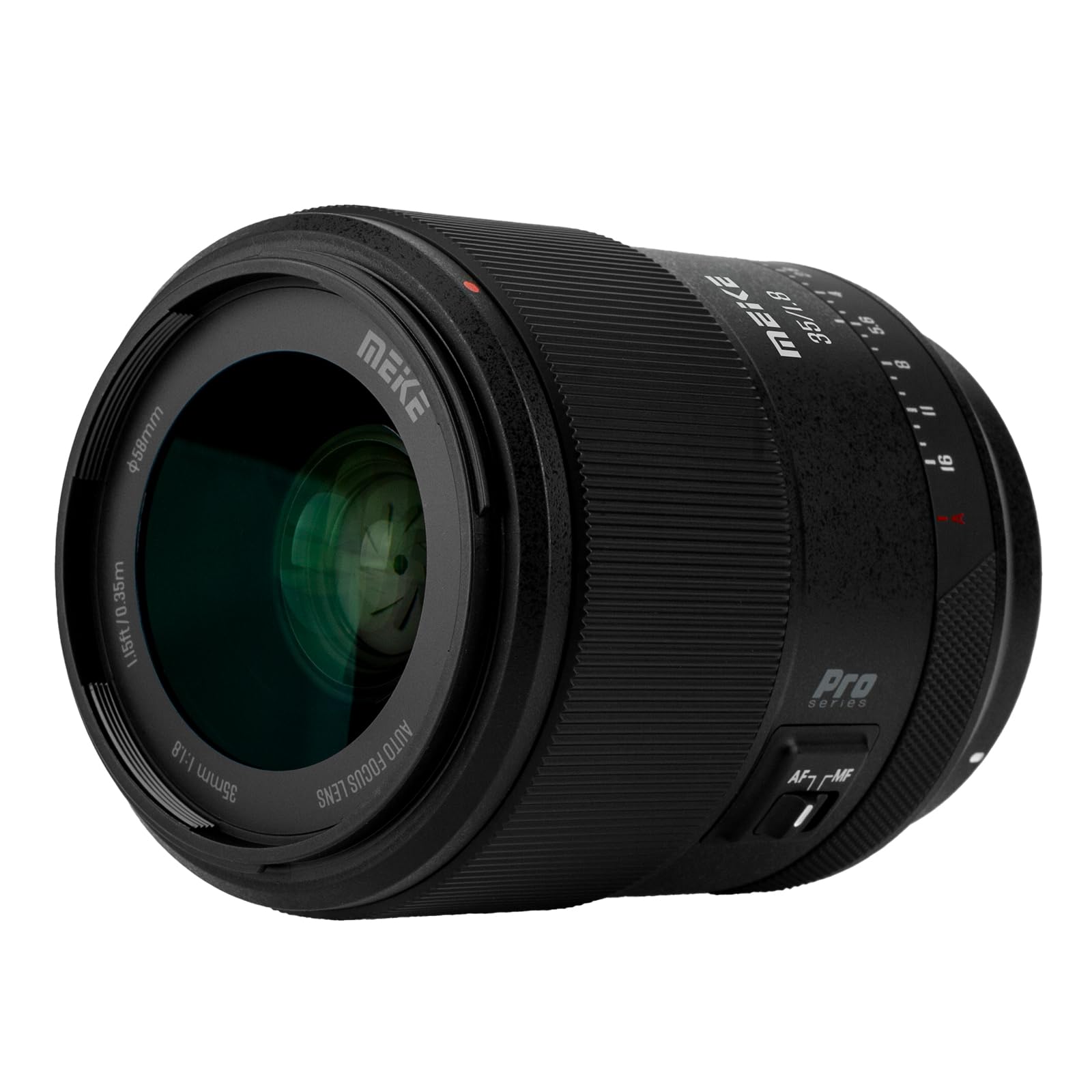 Meike Obiettivo grandangolare da 35 mm F1.8 Pro con messa a fuoco automatica STM Full Frame ad alta risoluzione 8K per ritratto Prime Lens compatibile con fotocamere Sony E Mount A7 A7III A7IV A7R