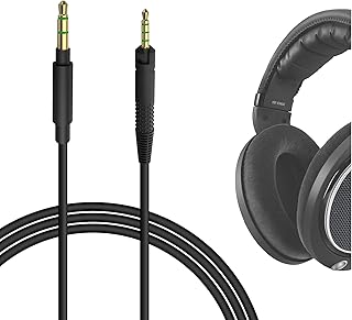 GEEKRIA Audio Cable Compatible with Sennheiser HD 599 SE, HD 599, HD 598, HD 598 SE, HD598 CS, HD 598 SR, HD 560 S, HD 400 PRO, HD 579, HD 559 Cable, 2.5mm Replacement Stereo Cord (6 ft / 1.7 m)