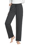 Women's Soft Cotton Knit Pajama Pants with Pockets