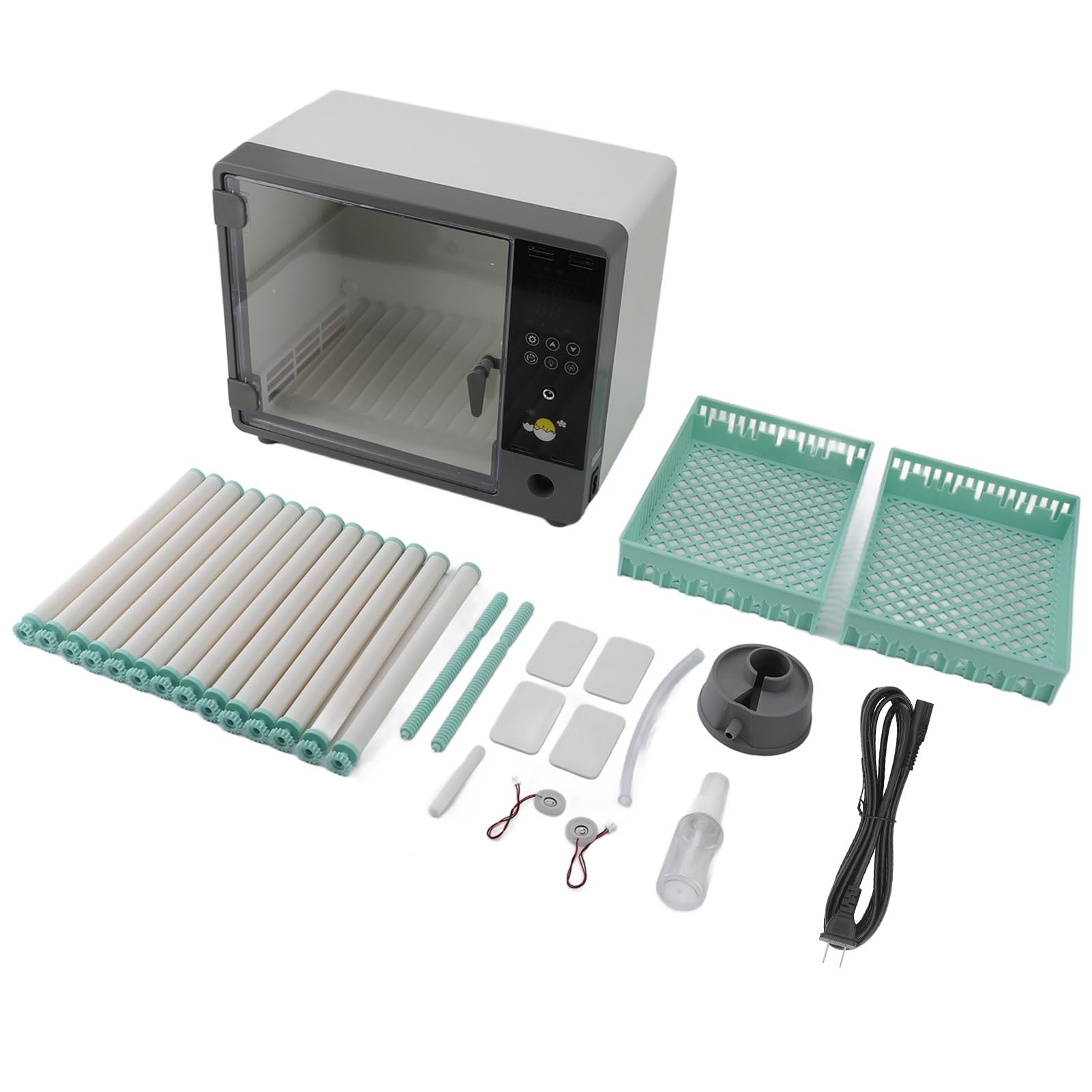 ▪️送料無料！自動転卵機 温度制御搭載 24個孵卵器 育成に110V▪️ Amazon.co.jp: 自動転卵機 智能温度制御搭載 24個収容 鶏卵専用 孵卵器