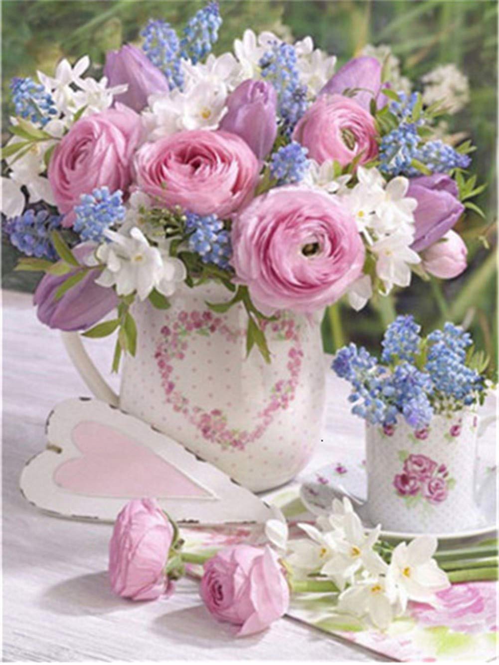 Diamond Painting Rose Rose 5D Broderie Diamant Square Drill 80x100cm