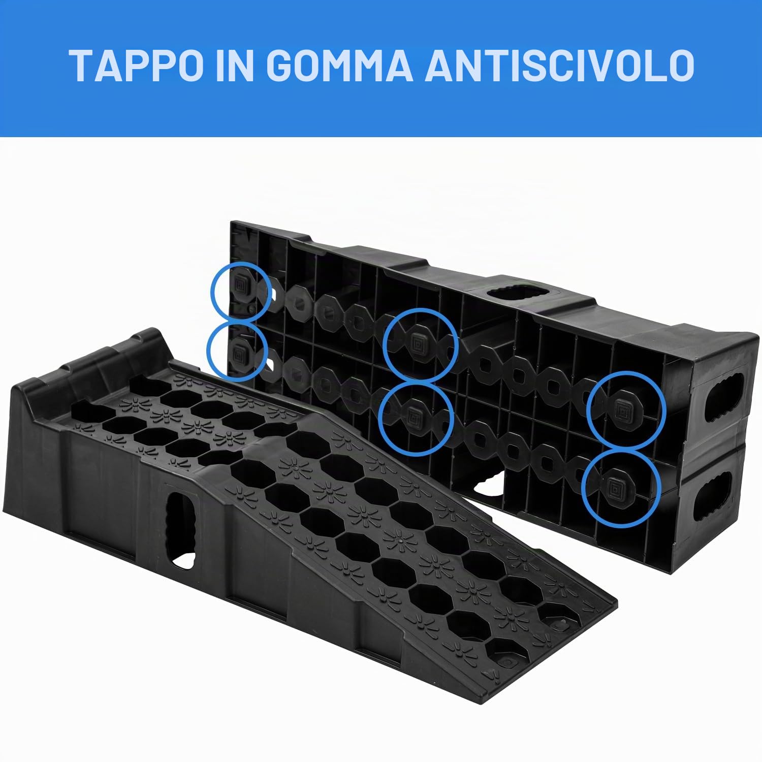 Rampe di servizio dell'automobile dell'officina di plastica resistente del garage di KATSU 2PCS (Standard V1)