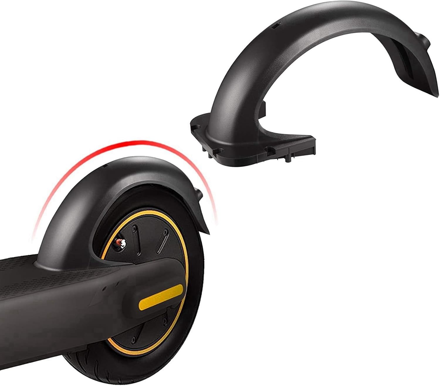 3X Scooter Rear Mudguard Electric Scooter Replace Parts Accessories for Max G30 Electric Scooter