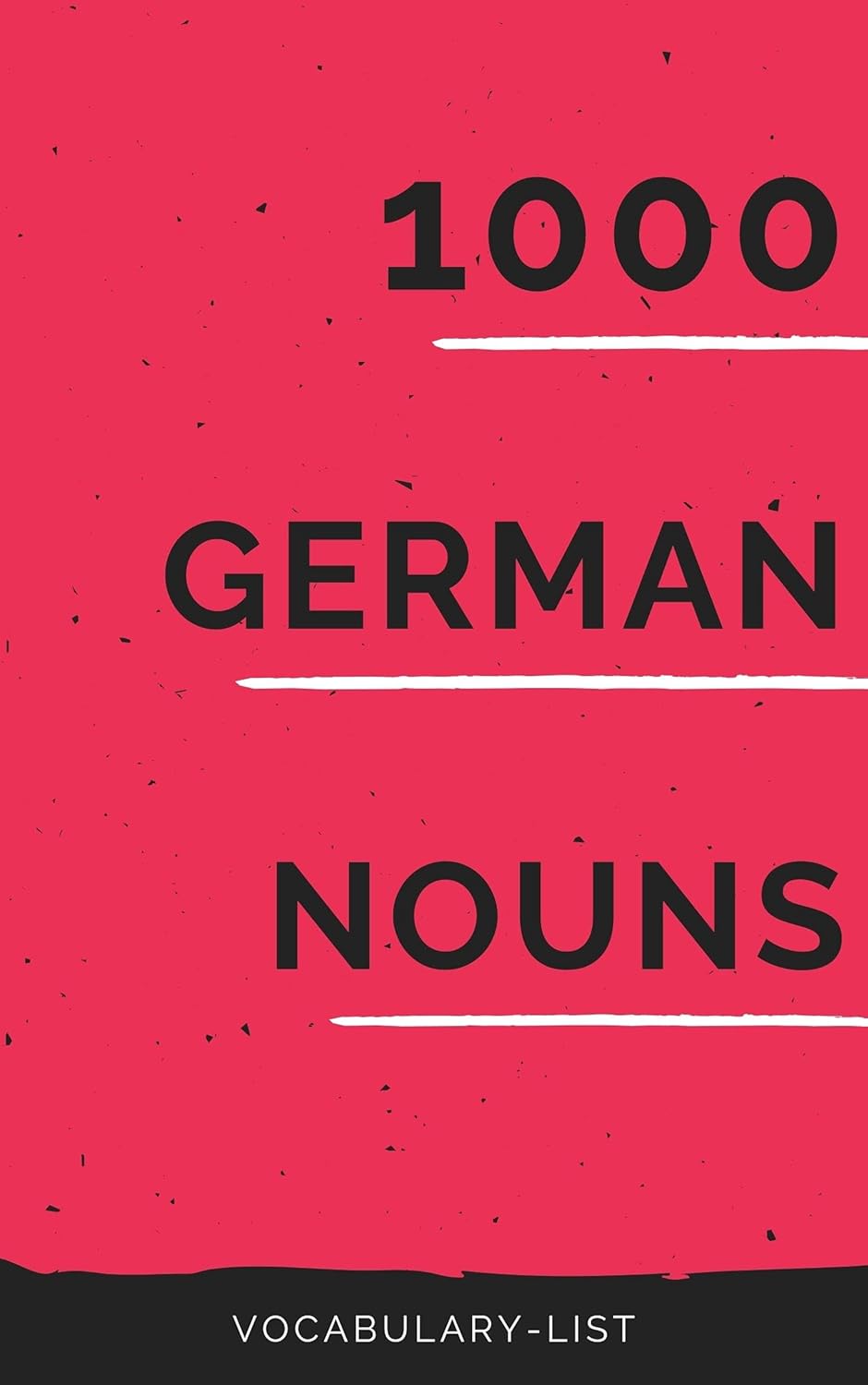 1000 German nouns Vocabulary Ebook (English German) for Kids