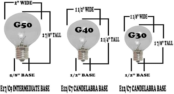 Luces de cadena G50 verdes para exteriores 100 pies miniatura 2
