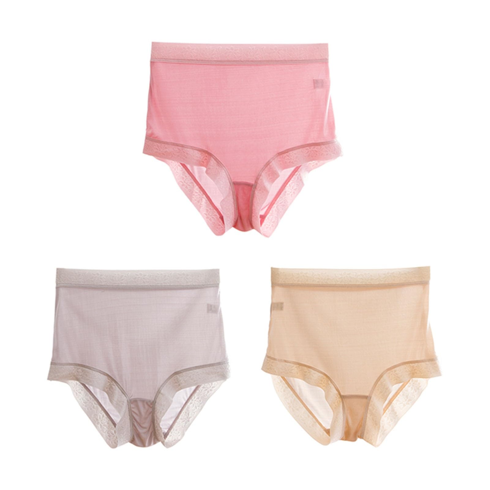 TOSOFT 3 Confezioni Di Biancheria Intima Per Donne 100% Seta Di Gelso Boyshorts Mutandine, Slip Traspiranti Per Signore Anziane In Seta Per Tutti I Giorni