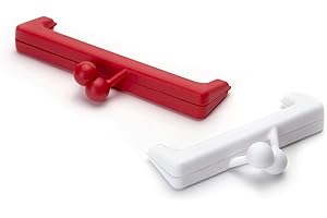 Clipurse Red-White Bag Clips By Peleg Design