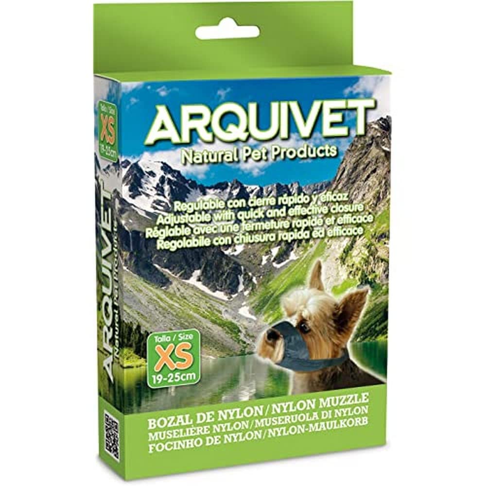 Arquivet Bozal para Perros Nylon - XS 19-25cm