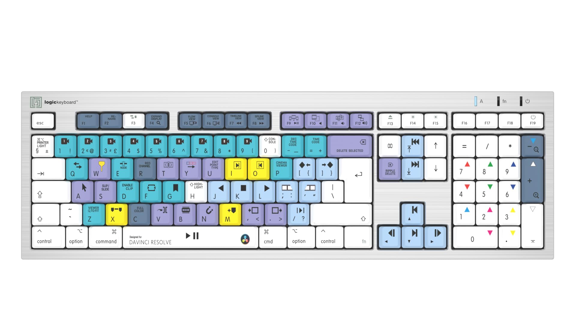 Logickeyboard Davinci Resolve Classic Alba Uk (mac) (lkB-​ResC-​CwmU-​Uk)