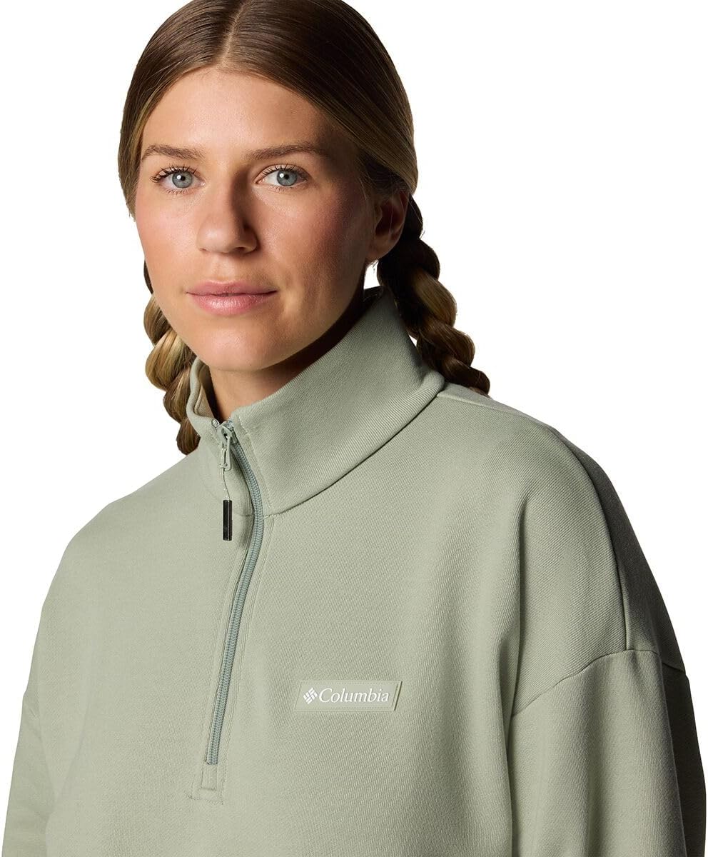 Columbia Marble Canyon French Terry 1/4-Zip Pullover - Women's, Safari, M