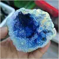 Amazon.co.jp: 天然瑪瑙ジオード水晶 CrystalCrystals 石と