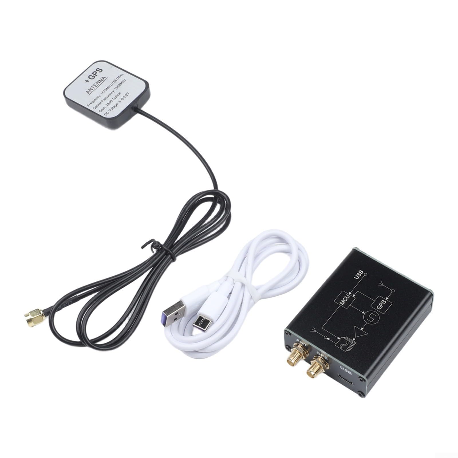 Transmisor SI5351 WSPR con TCXO y GPS para posicionamiento automático QTH, potencia de salida de 23 dBm, rango de frecuencia de 1-30 MHz, conector SMA, alimentación USB 5 V (WSPR BEACON beacon)