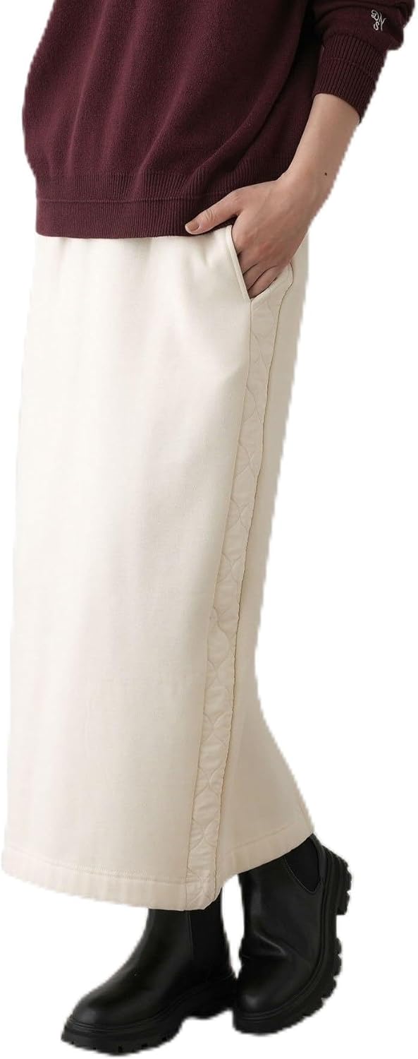 [デッサン] マキシ・ロングスカート 【セットアップ可/ウエストゴム】 裏毛Iラインスカート F5874032 レディース