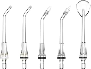 Water Flosser Replacement Tips for FlossJet Water Dental Flosser,5 Replacement Jet Tips with Oral Irrigator,Standard Water Dental Flosser Jet Tips,360° Rotatable Replacement Heads for Deep Cleaning