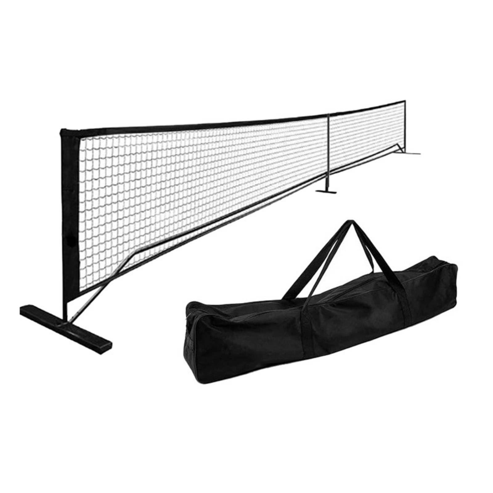 Rete Pickleball Portatile Rete da Allenamento Rete da Campo Rete Smontabile in Poliestere E Ferro Trasporto Semplice con