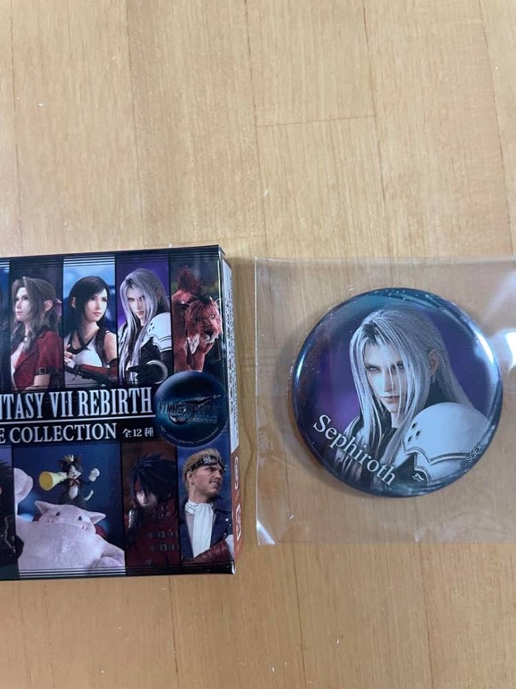 FINALFANTASY　缶バッチ　7種8個セットSQUAREENIX 限定 グッズ-バッチ】ファイナルファンタジーVII カンバッジ