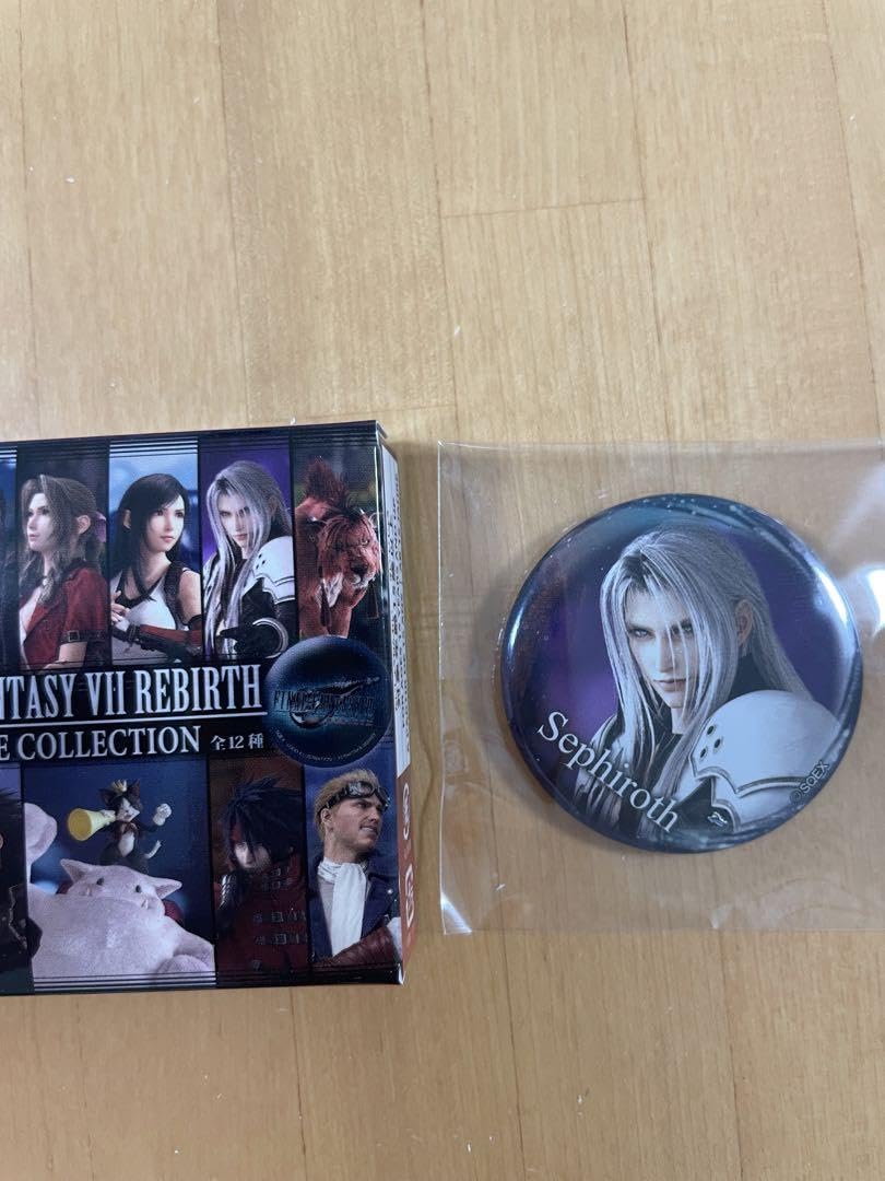 ＦＦ7 壱番魔晄炉を爆破せよ 缶バッチ　　セフィロス　プレイマット FF7 壱番魔晄炉を爆破せよ 缶バッチ セフィロス プレイマット