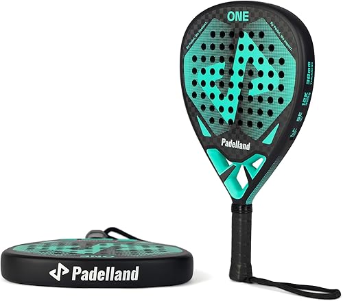 Miniatura 6 de Generic PADELLAND PadelPop Tennis Paddle Series - Raqueta de fibra de carbono, 17.91 x 10.23 x 1.5 pulgadas, 0.8 libras, construcción de fibra de
