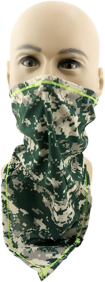 Snowboard Headwear Cycling Facemask Half Face Mask Balaclava DC17 Half Bandana Camouflage