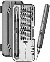 Kit Chave de Fenda Elétrica de Precisão 46 em 1 Recarregável USB com Bits Magnéticos – Ferramenta Profissional para Celular, Notebook e Eletrônicos