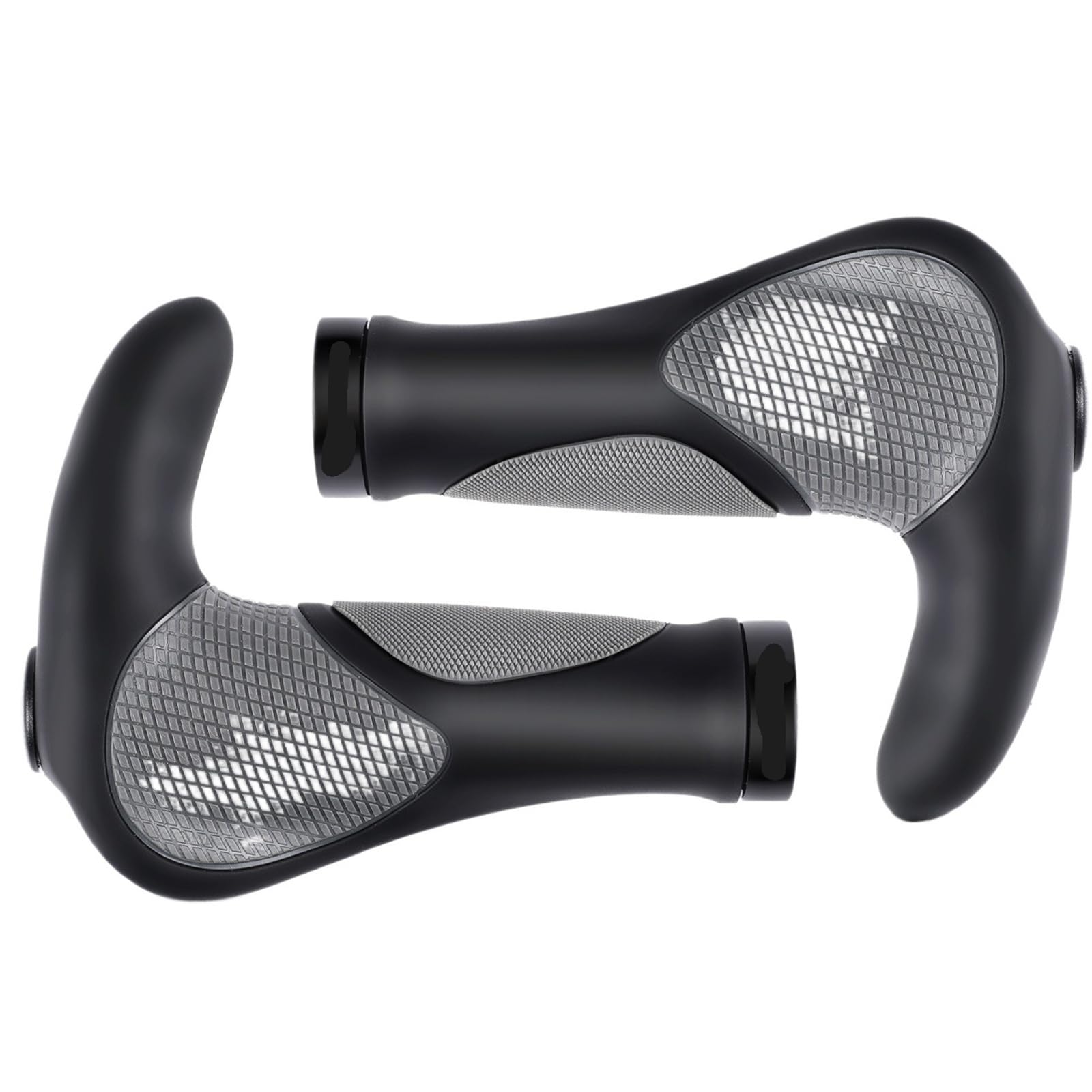 Generico Compatibile con West Biking Impugnature ergonomiche in Gomma for Bicicletta Accessori Antiscivolo for Ciclismo ammortizzanti for estremità Manubrio MTB