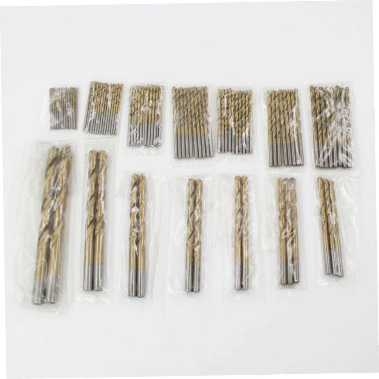 Homoyoyo Set Di Punte Da Trapano in Nitruro Di Titanio Essential Da 99 Pezzi Punta Brad Da 1 5-10 Mm Per Metallo Legno E Plastica Con Custodia Per Il Trasporto