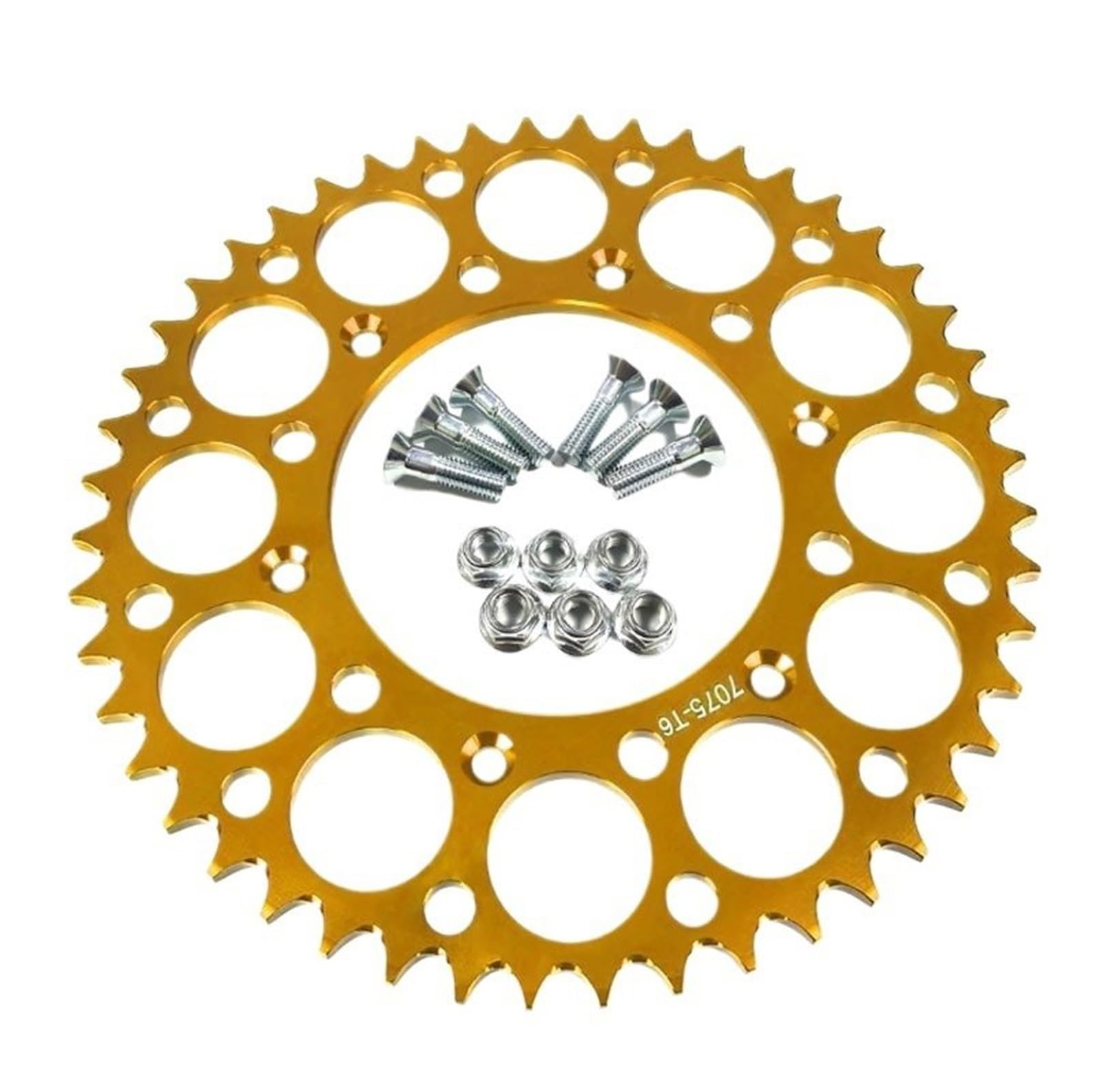 Compatible Con CRF250L RALLY CRF250RA CRF250RAL XR650L XR250 XR600 RM RN RP Plato De Placa Dentada Piñón Cadena Motocicleta motor motocicleta piñón Kit de Cadena(Gold 48T)