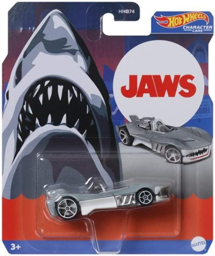 Hot Wheels Jaws Movie Shark Character Car 1:64 Diecast