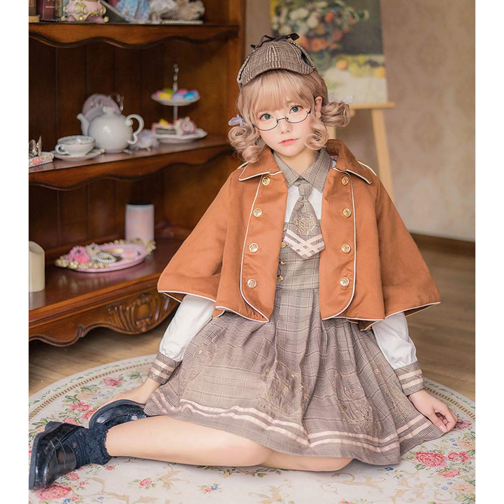 Amazon.co.jp: ワンピース ロリータ 長袖 制服 コスプレ 衣装