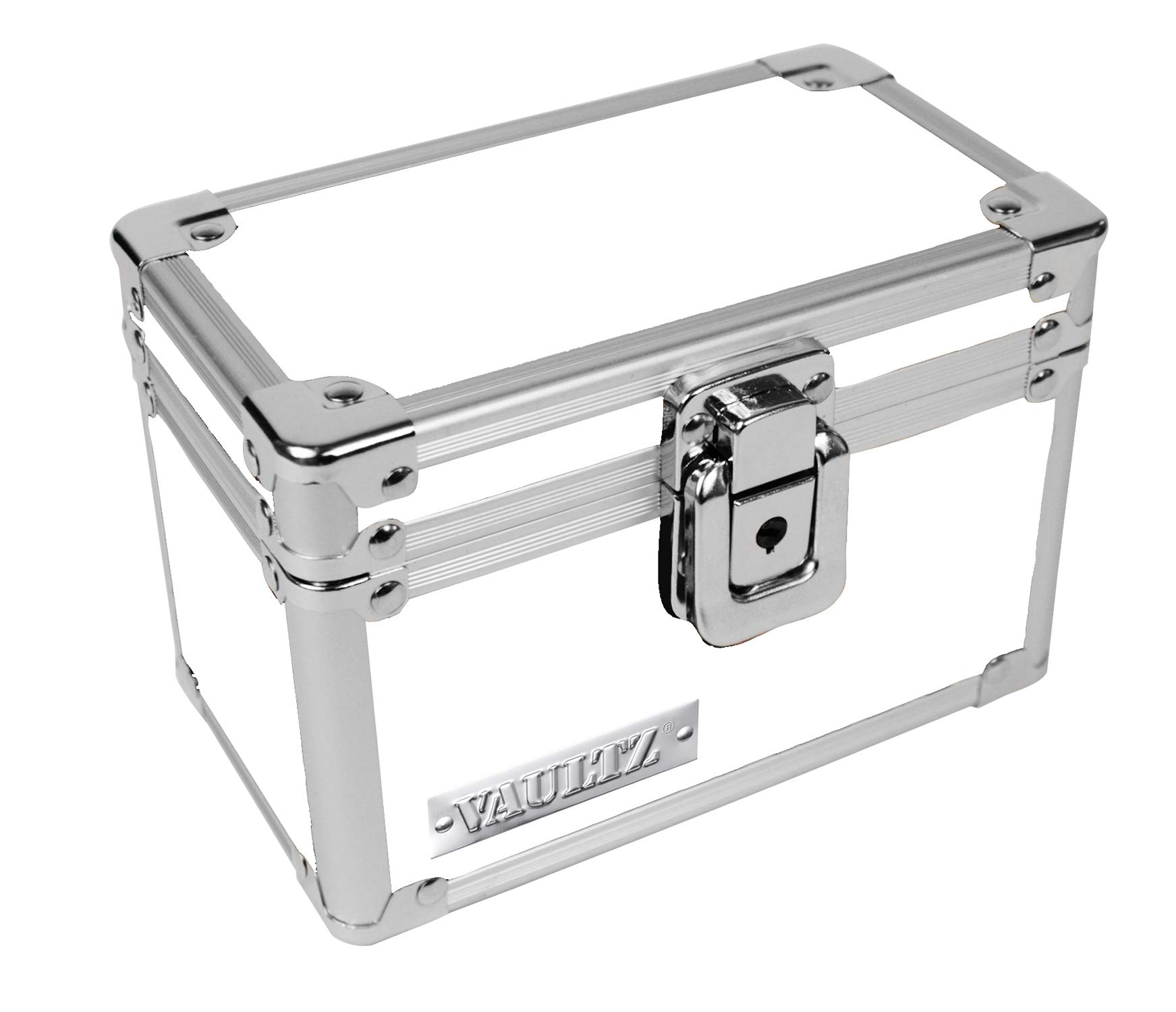 Vaultz Locking Index Card File, 3 x 5 Inches, White (VZ00174)