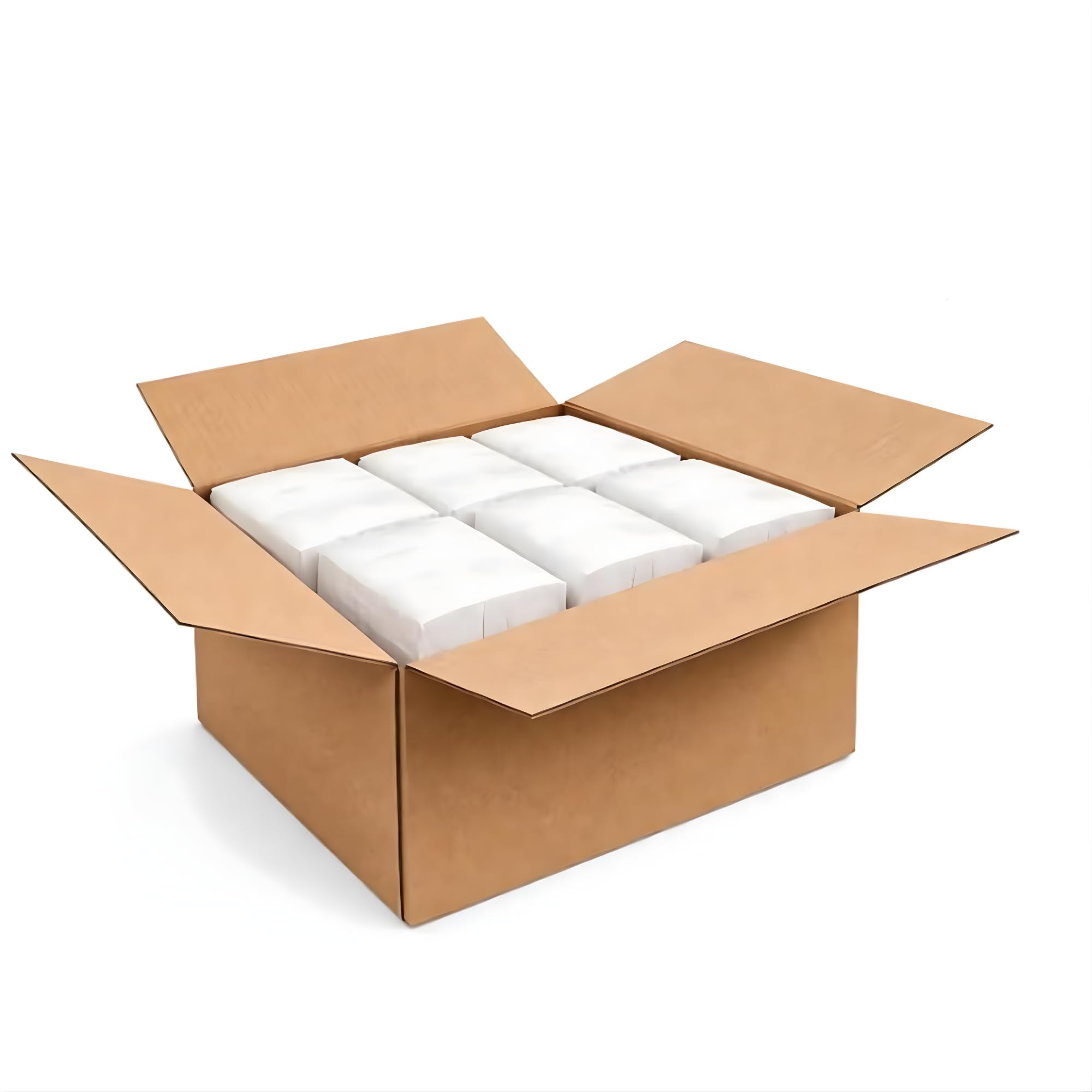 MJJ L Fold 1-ply Table Top Tissue Refill (White) Pack of 10 Soft & Absorbent Multipurpose 100 Napkins Per Pack for Hotal,Office,Bathroom,Car &Kitchen Use Disposable Towels for Hygiene & Convenience,-image-8
