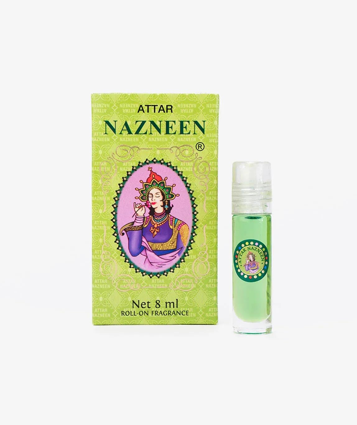 Attar Nazneen By Nemat Enterprises Liquid Attar Roll On For Unisex, 8ml - Floral-image-26