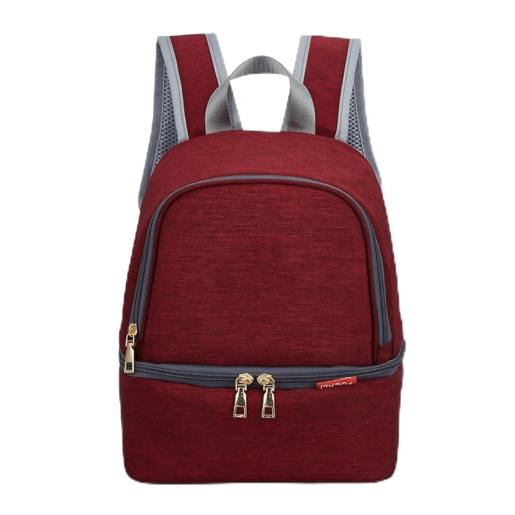 Sac isotherme lait maternel double couche pour allaitement, glacière souple, sac à dos transport, Rouge, Rouge