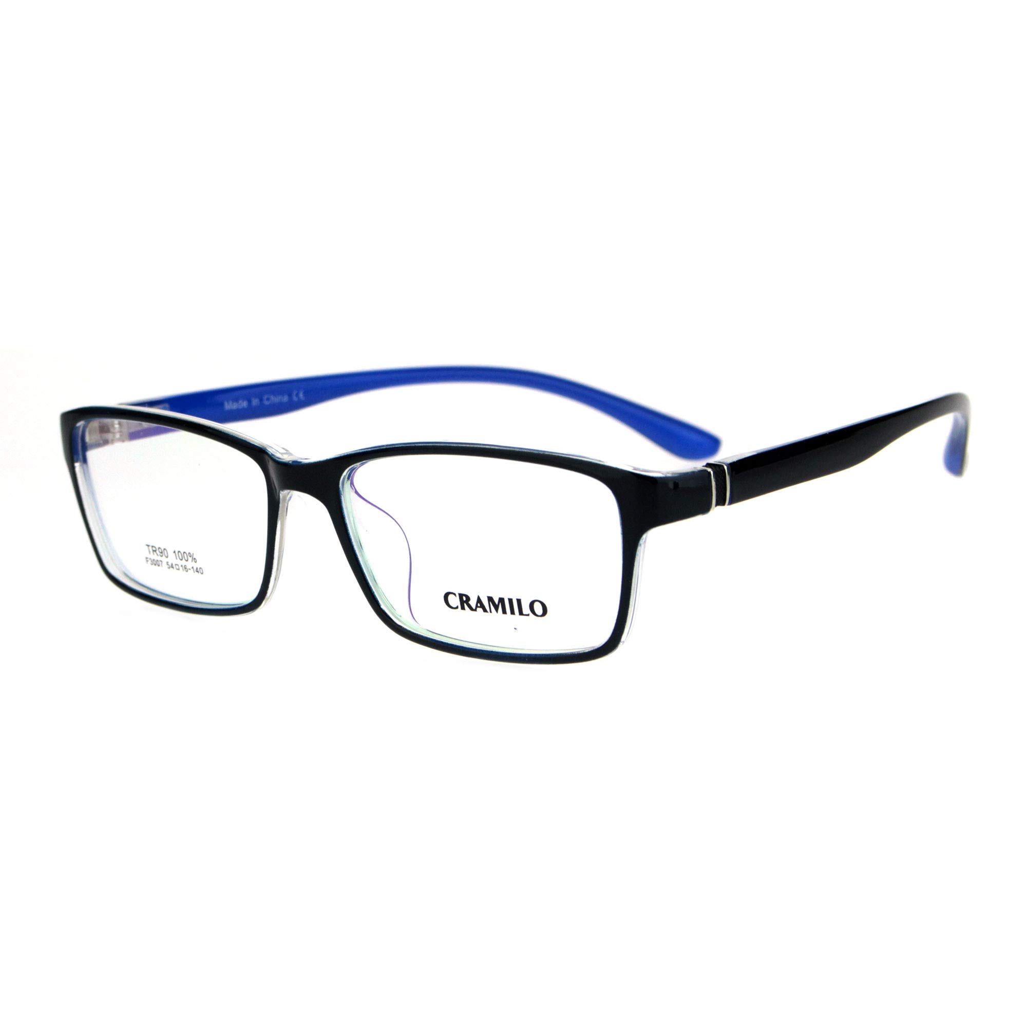 SA106 Classic 54mm Narrow Rectangular TR90 Plastic Optical Eyeglasses Frame