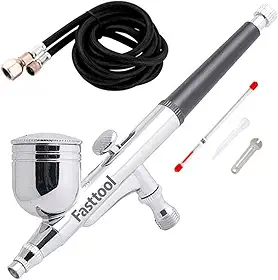 Aerógrafo Para Pintura Com 6 Acessórios