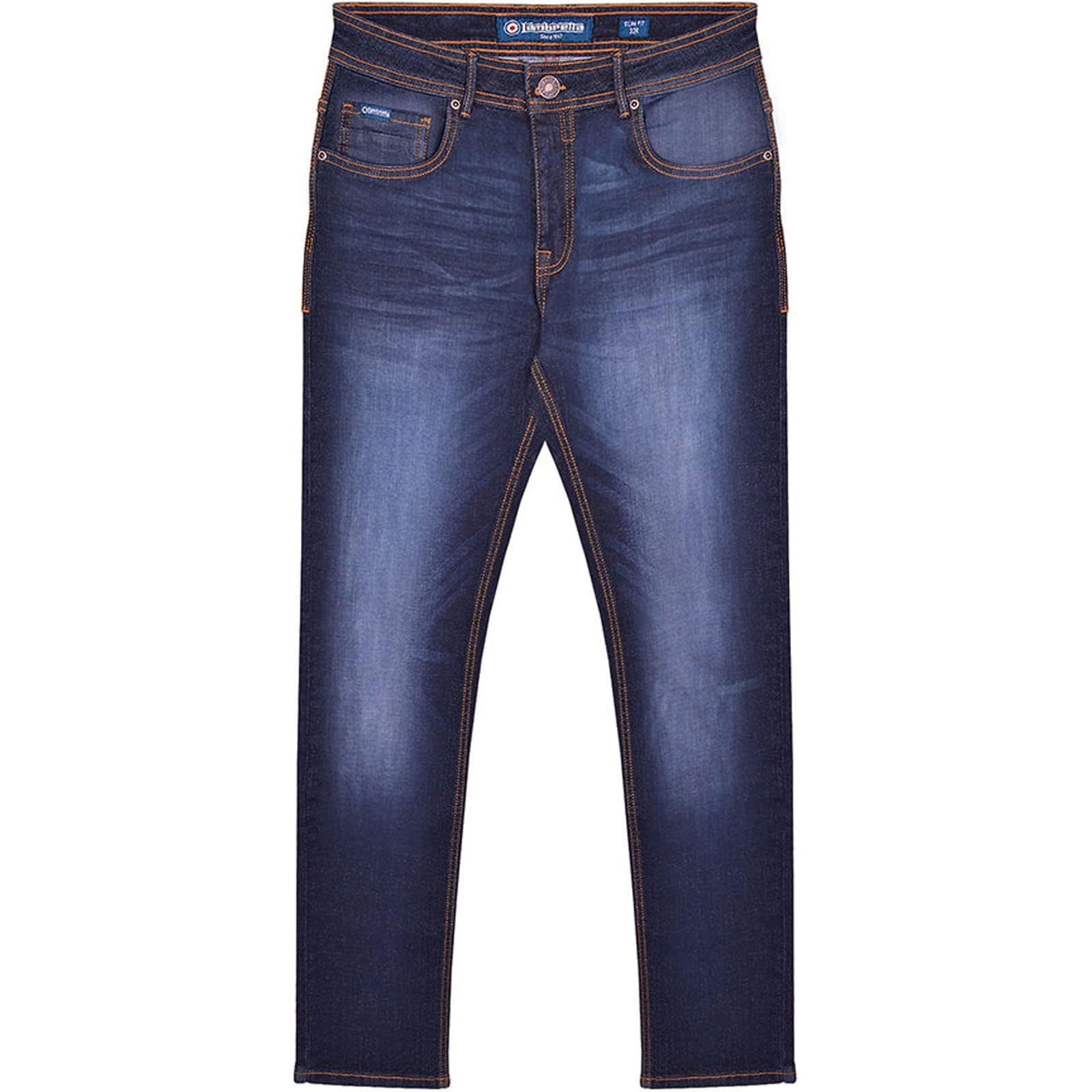Lambretta Men's Dark Denim Stafford Slim Fit Denim Jeans - 32R
