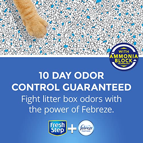 Fresh Step Clumping Cat Litter, Extreme Odor Control, Mountain Spring Scent With Febreze, 14 Lbs #TOP2