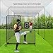 ZivPlay Baseball Batting Cage Net Batting Cages for Backyard Portable Baseball and Softball Batting Cages 40ftx10ftx10ft with Pitching Machine Hole and Detachable Door