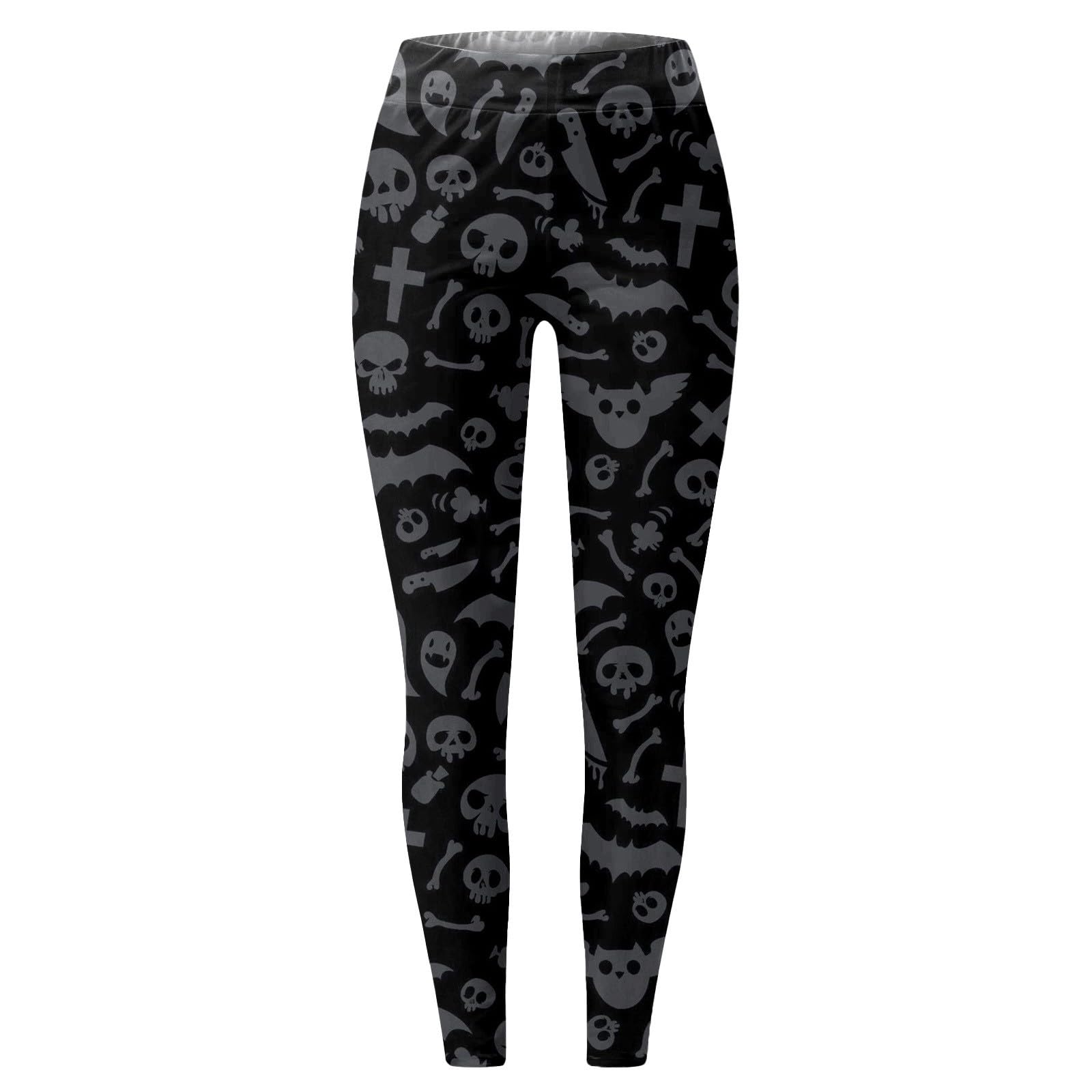 Damen-Leggings mit Halloween-Grafik, sexy Halloween-Geist-Scrunch-Strumpfhose, Yoga-Hose, trendige Halloween-Kostüme, schmale, hohe Taille, Bauchkontrolle, lässig, athletisch mit Designs,