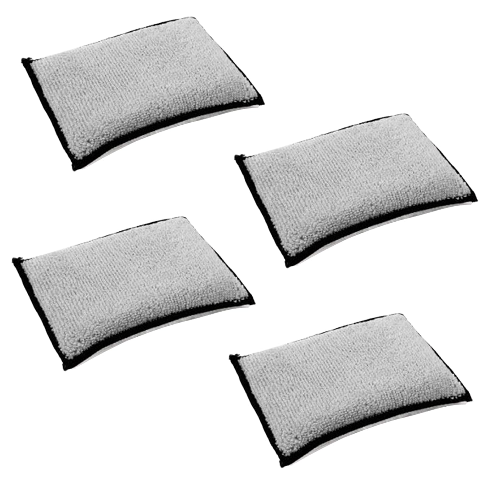 4 Pièces Éponge De Nettoyage Intérieur Voiture, Microfibre