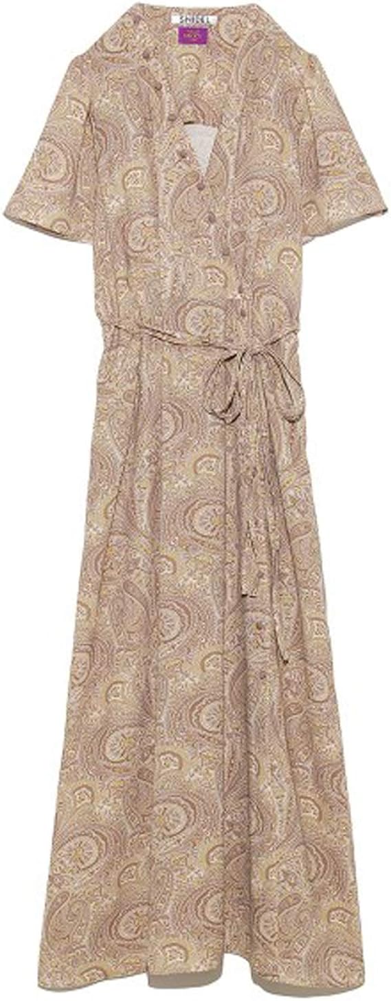 Amazon Co Jp スナイデル リバティプリントカシュクールワンピ Swfo1040 レディース Beg 日本 0 日本サイズ7 号相当 服 ファッション小物